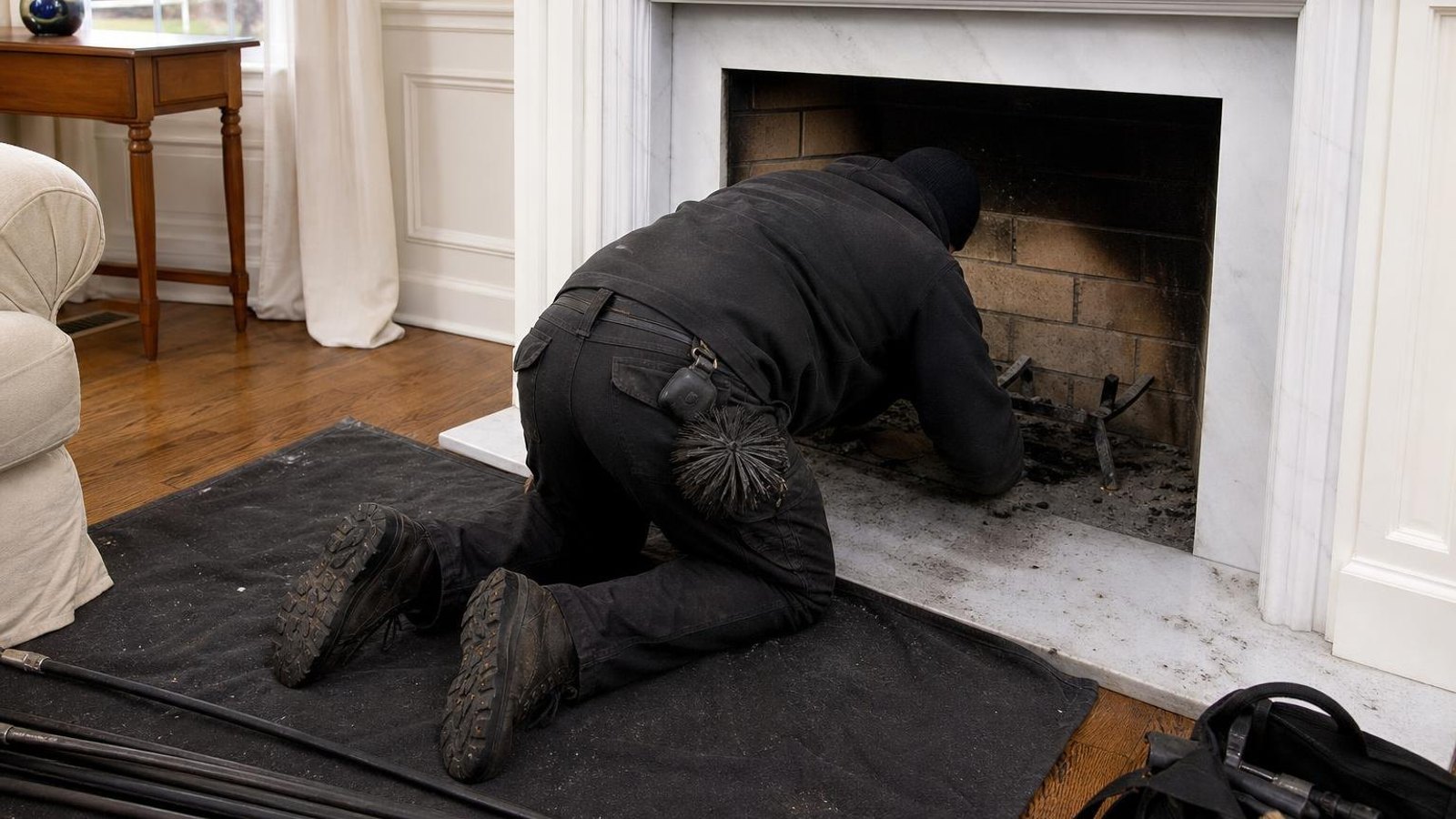 Practical chimney sweep & inspection in West Haven